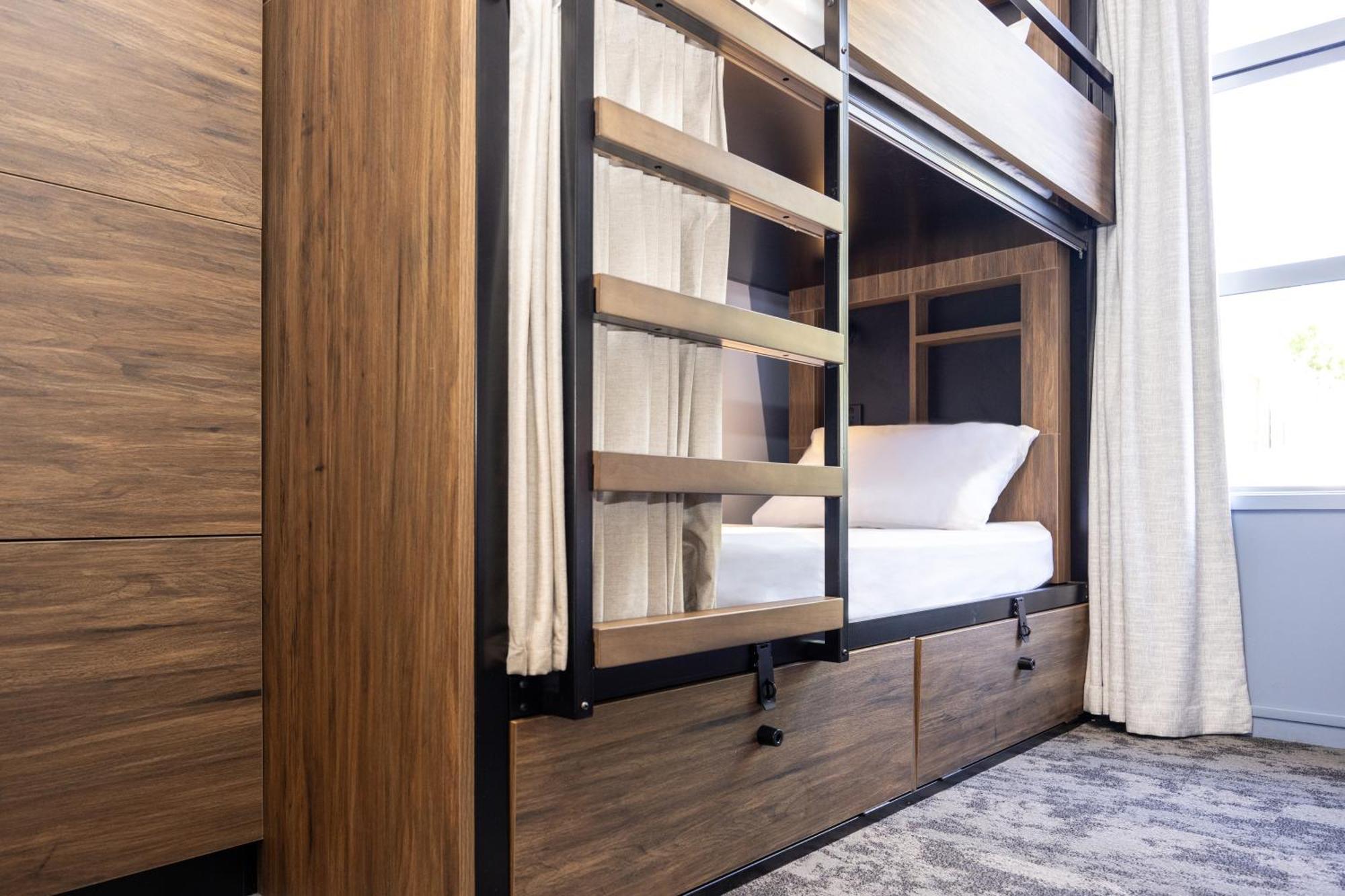 Haka House Rotorua Hostel Exterior photo A bunk bed with a ladder